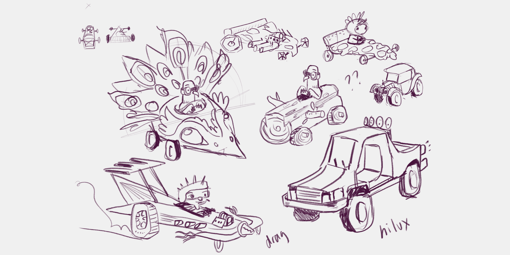 Allie_sketches_cars